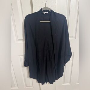 Amour Vert Classic Black Cocoon Cardigan